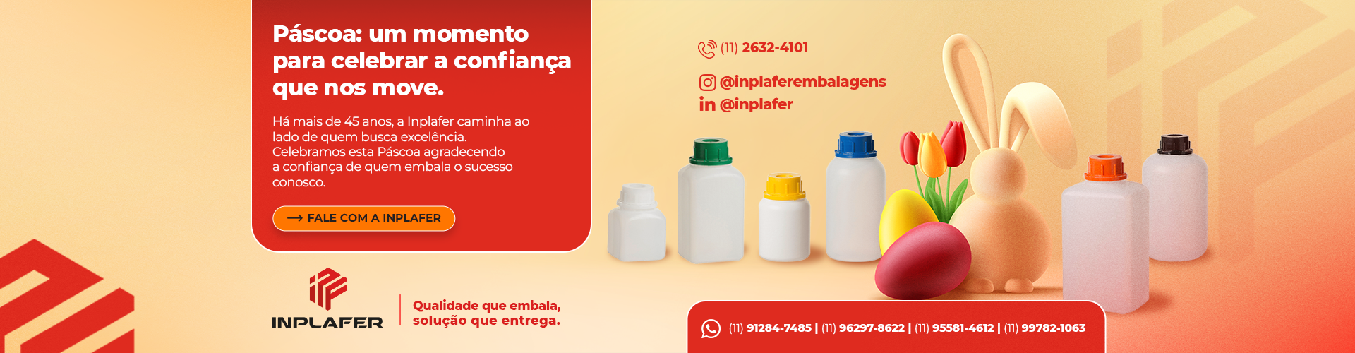 Pascoa - um momento para celebrar a confiança que nos move